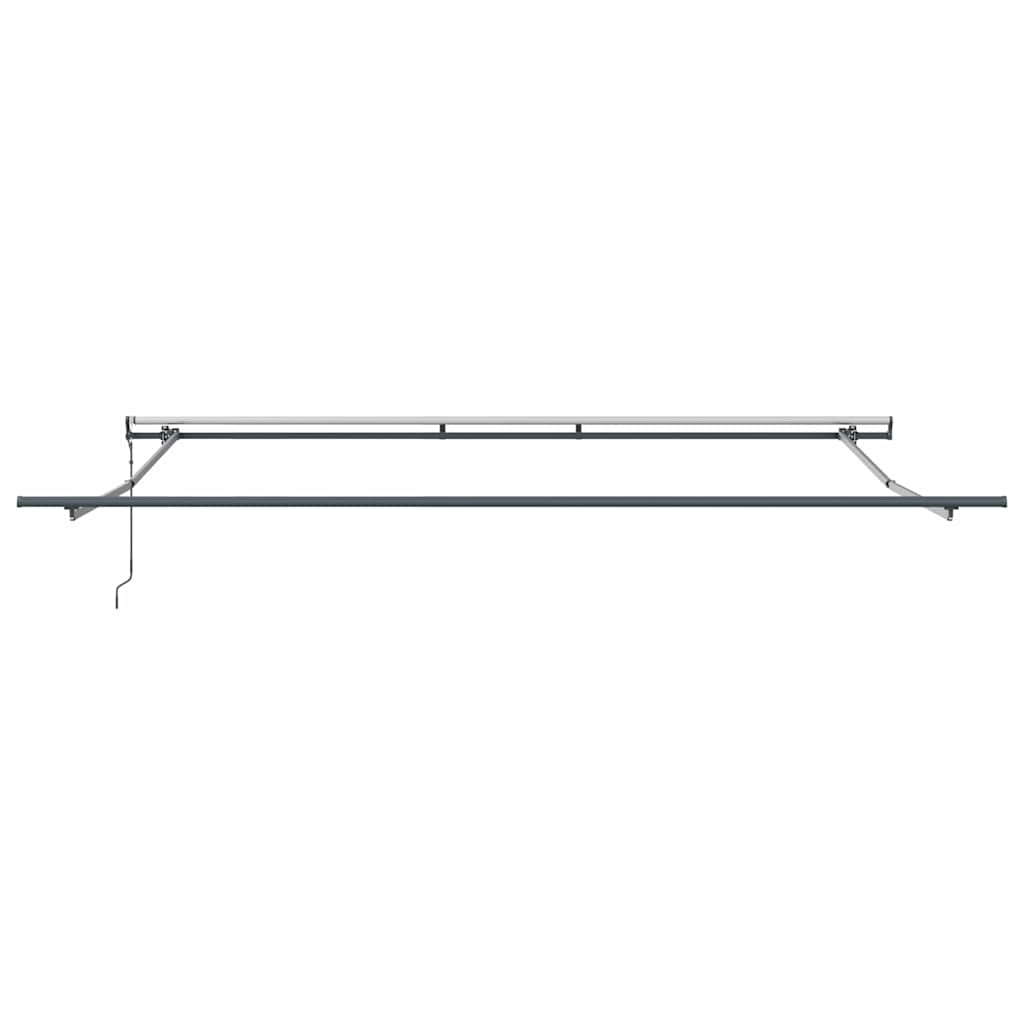 Markise Antrasitt 5 × 3,5 m Metall
