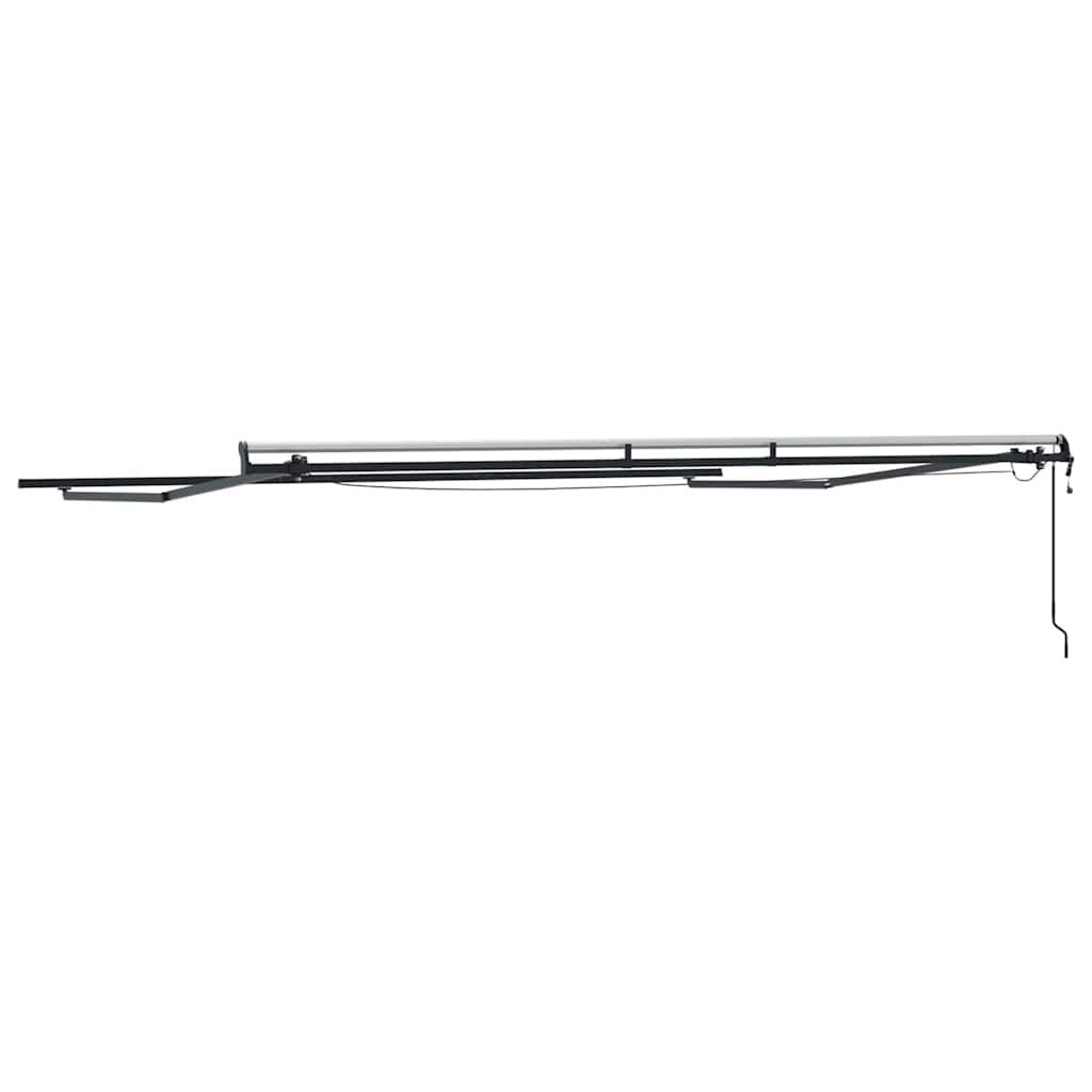 Markise med Antrasitt 4,5 × 3 m Metall