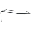 Markise med Antrasitt 4,5 × 3 m Metall