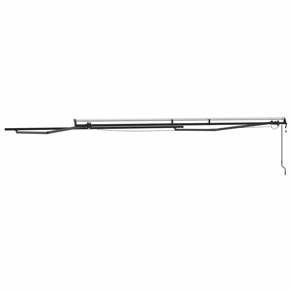 Markise med Antrasitt 4,5 × 3,5 m Metall