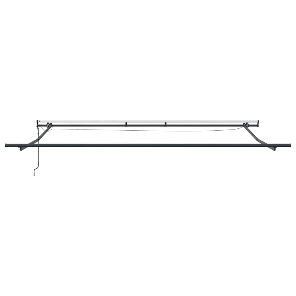 Markise med Antrasitt 4,5 × 3,5 m Metall