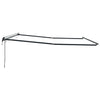 Markise med Antrasitt 4,5 × 3,5 m Metall