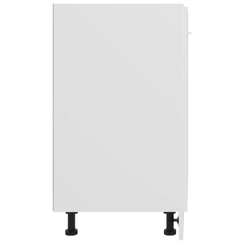 Bunnskap "Lyon" hvit 60x46x81,5 cm konstruert tre
