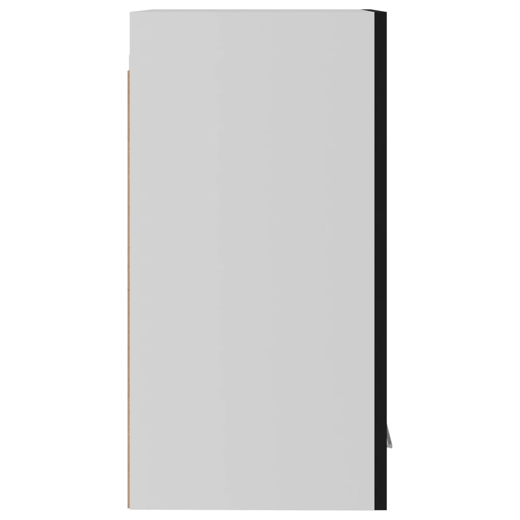 Hengende skap "Lyon" svart 29,5x31x60 cm konstruert tre