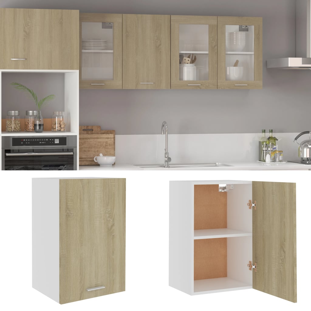 Hengende skap "Lyon" sonoma eik 39,5x31x60 cm konstruert tre
