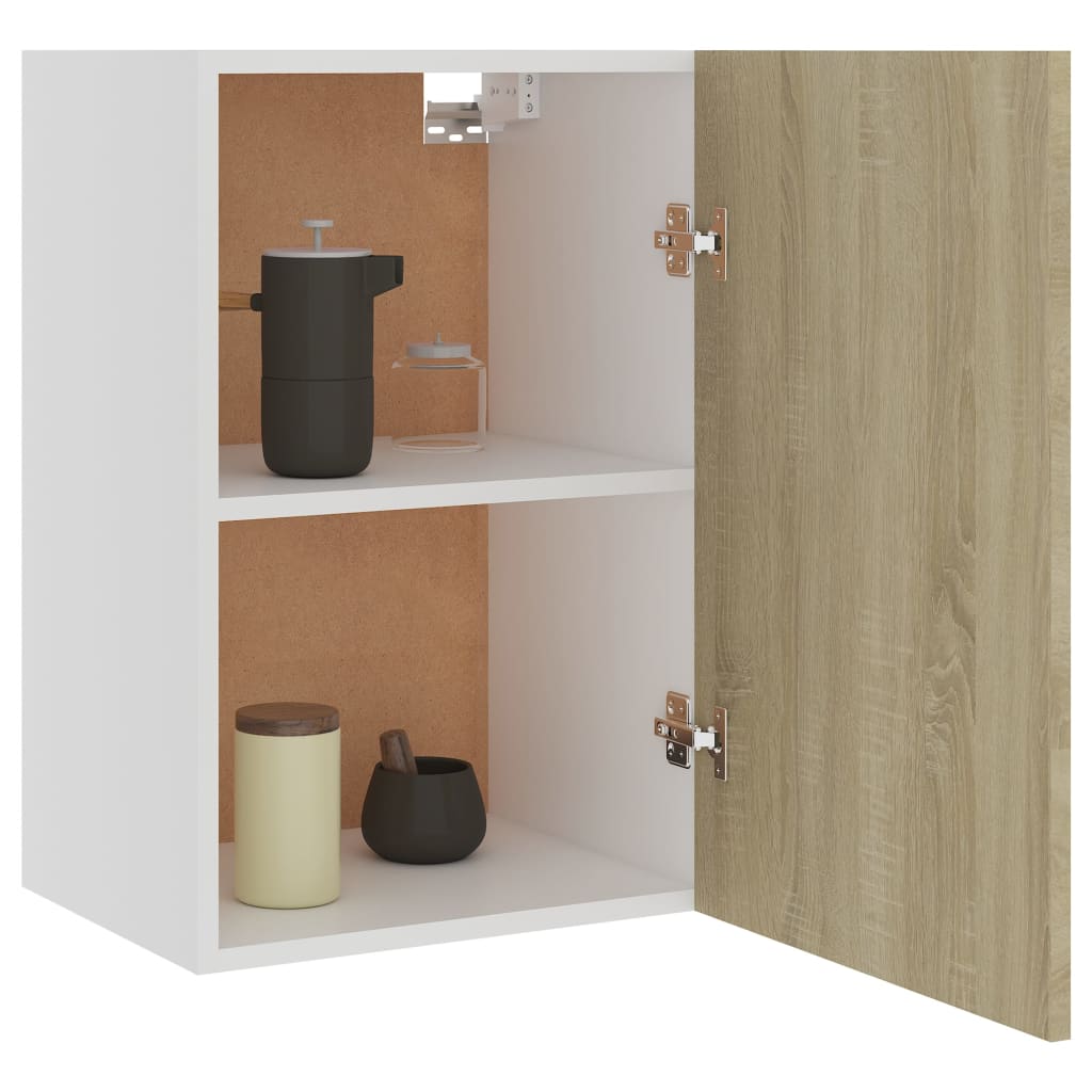 Hengende skap "Lyon" sonoma eik 39,5x31x60 cm konstruert tre