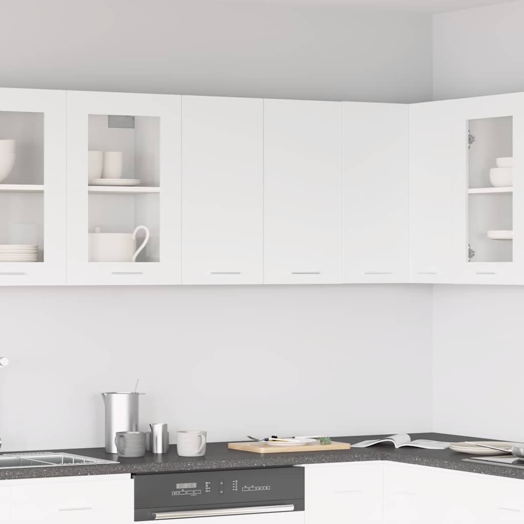 Hengende skap "Lyon" hvit 60x31x60 cm konstruert tre