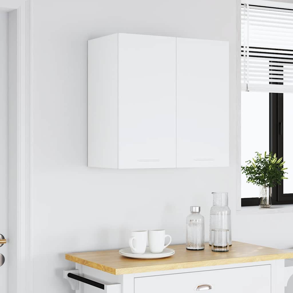 Hengende skap "Lyon" hvit 60x31x60 cm konstruert tre