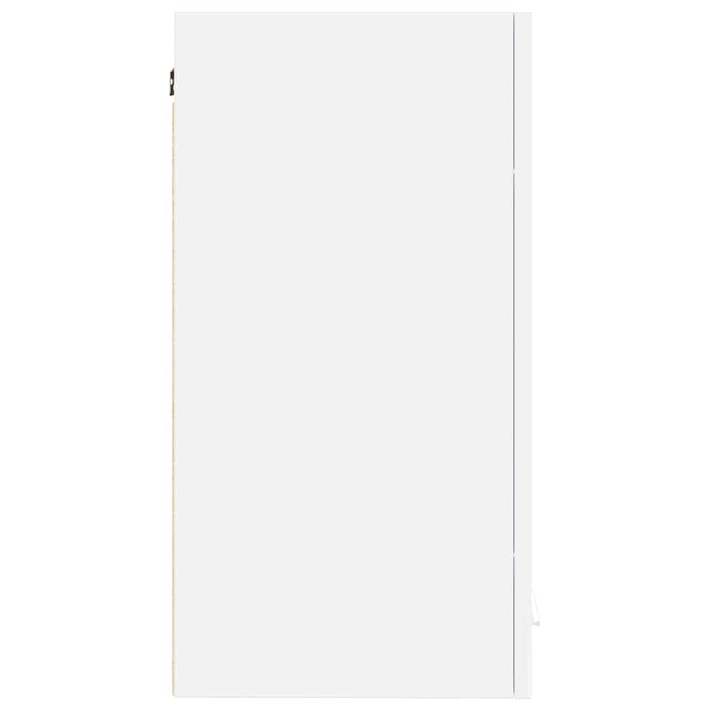 Hengende skap "Lyon" hvit 60x31x60 cm konstruert tre