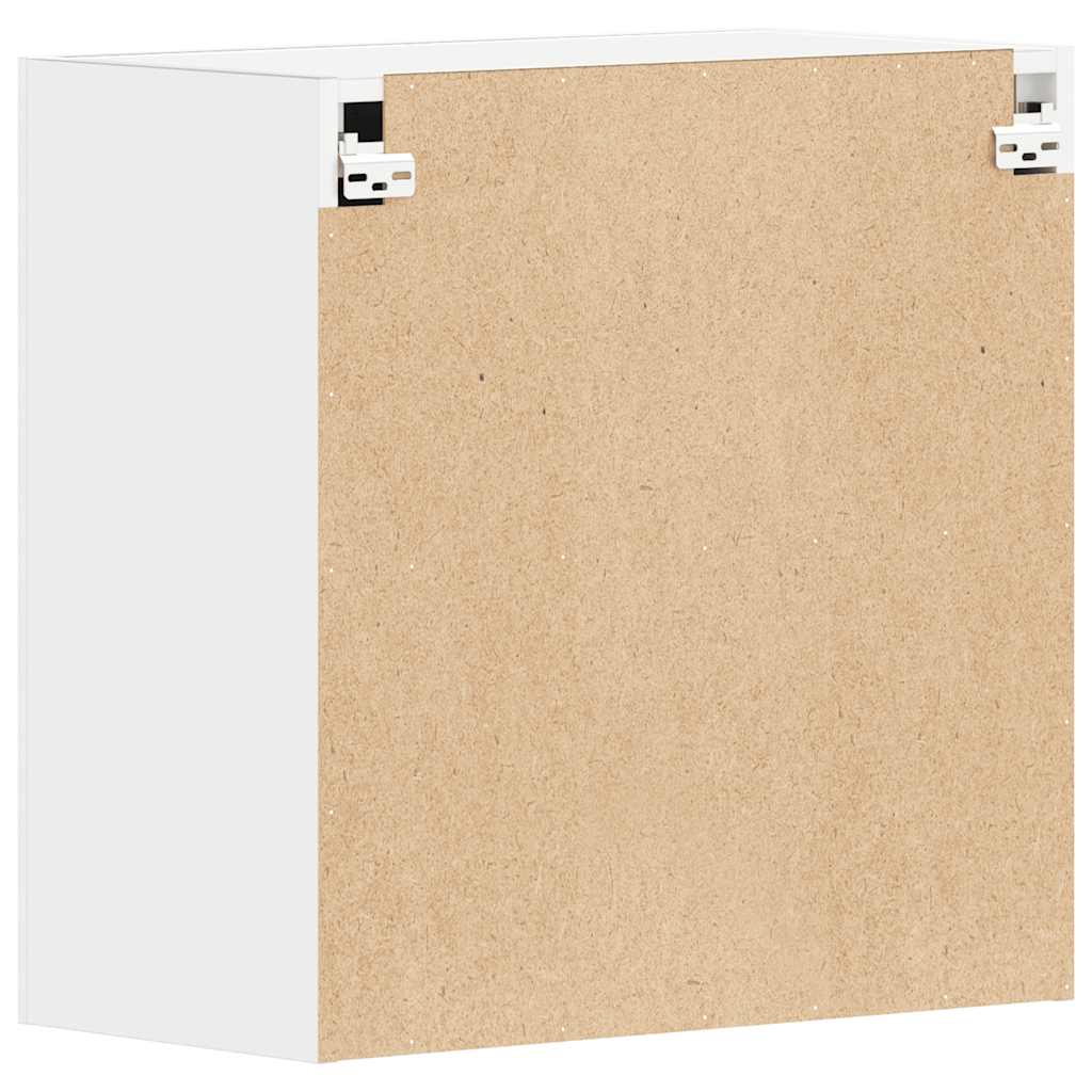 Hengende skap "Lyon" hvit 60x31x60 cm konstruert tre