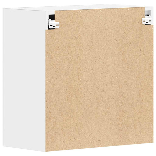 Hengende skap "Lyon" hvit 60x31x60 cm konstruert tre