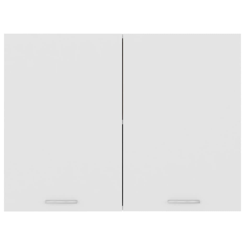 Hengende skap "Lyon" hvit 80x31x60 cm konstruert tre