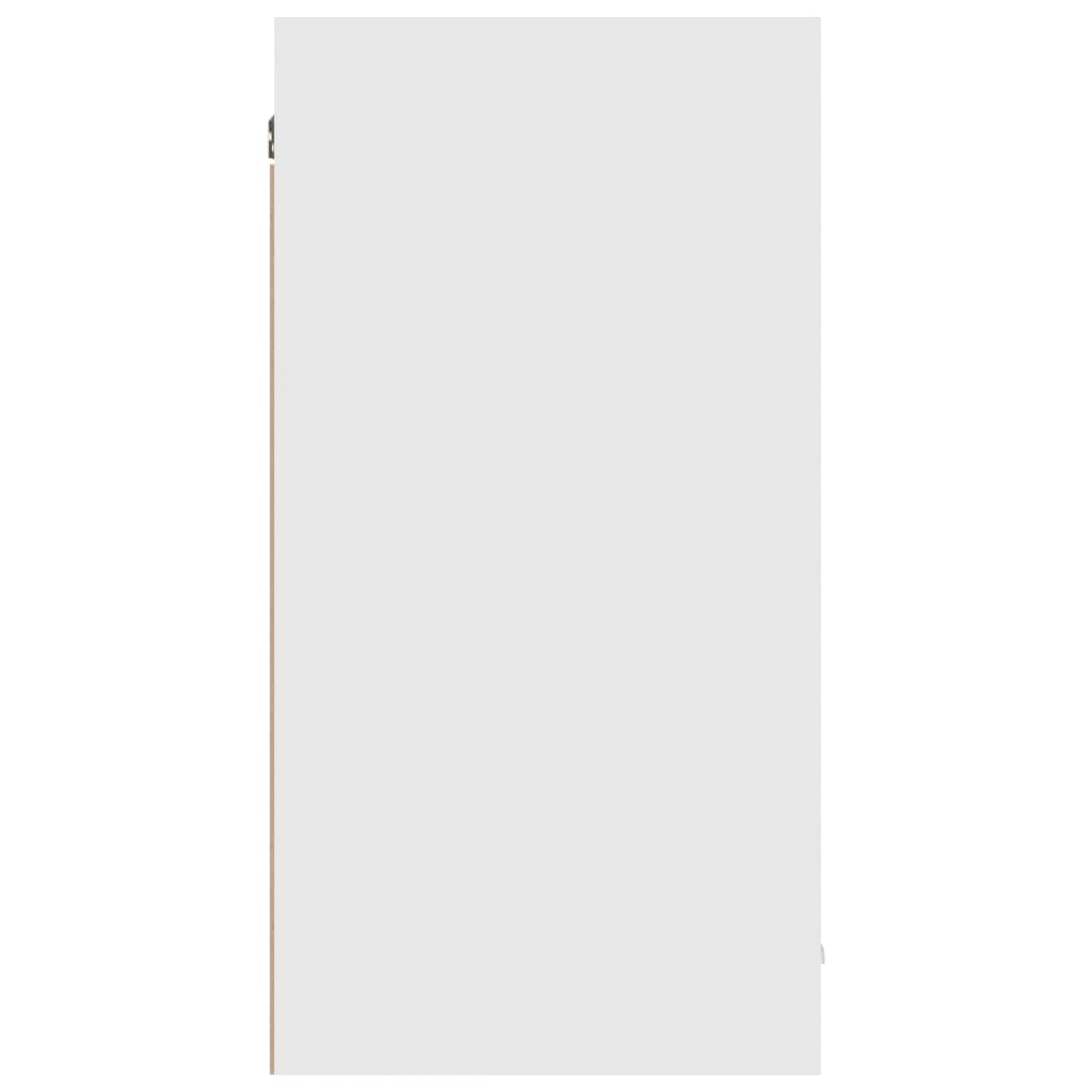Hengende skap "Lyon" hvit 80x31x60 cm konstruert tre