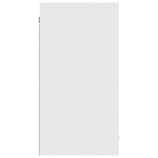 Hengende skap "Lyon" hvit 80x31x60 cm konstruert tre