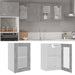 Hengende skap glass 