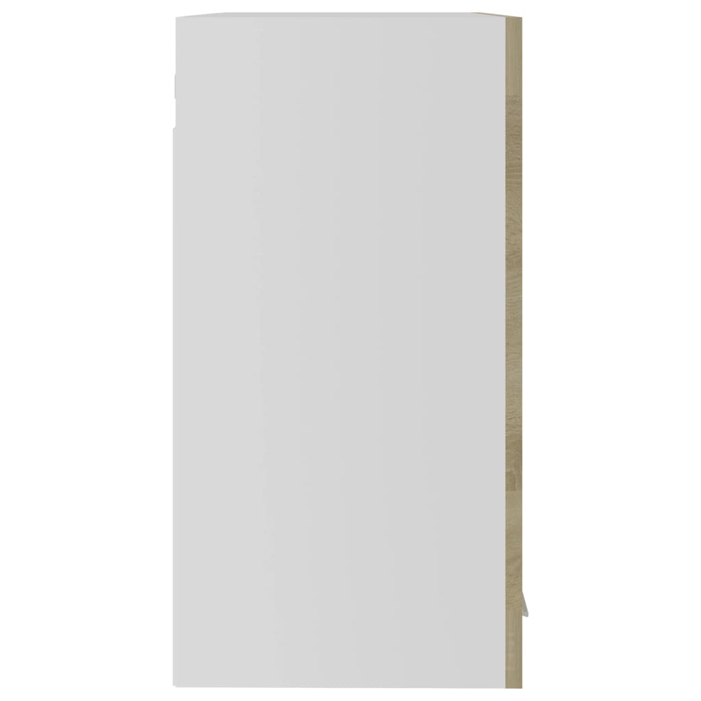Hengende skap glass "Lyon" sonoma eik 60x31x60 cm