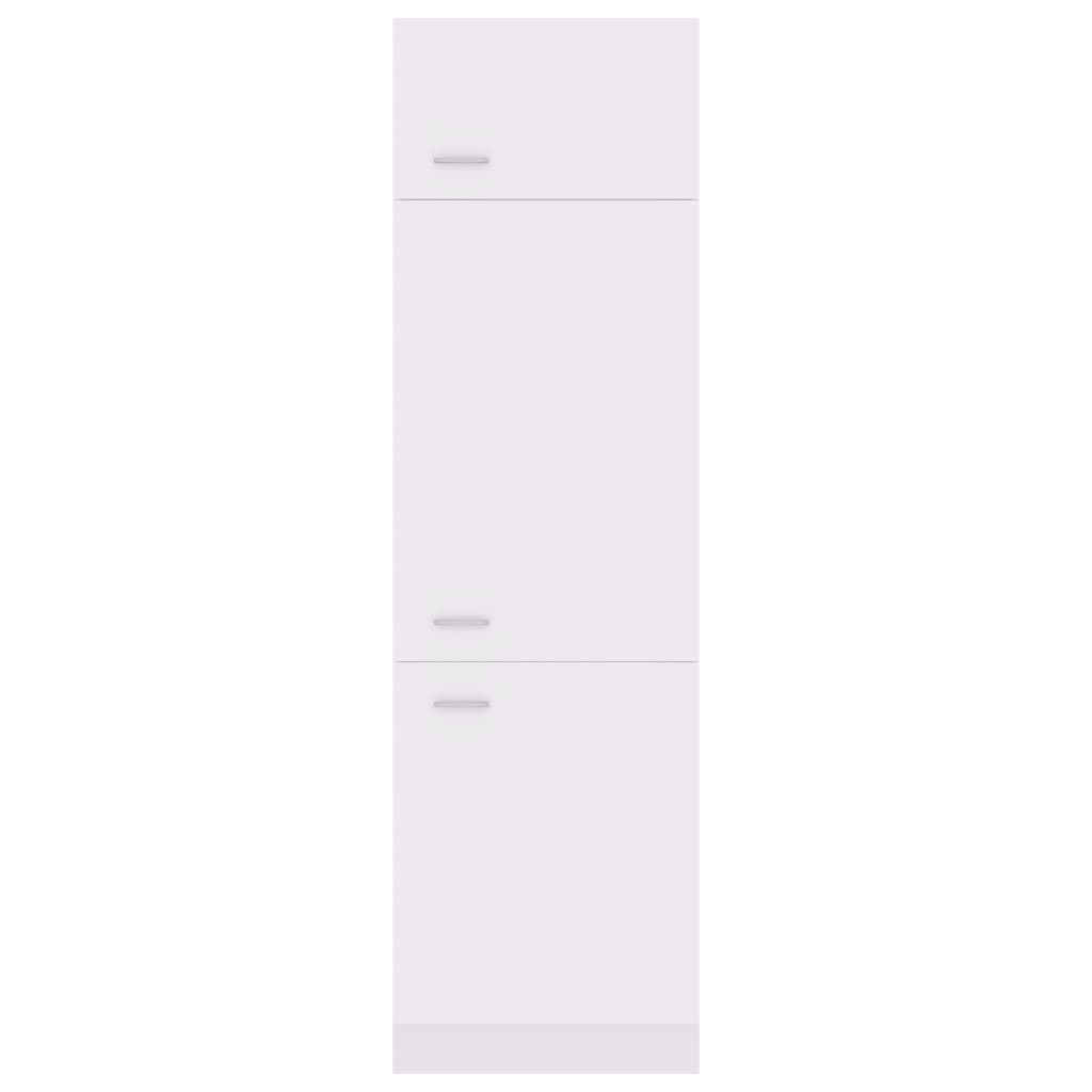 Skap for kjøkkenskap "Lyon" hvit 60x57x207 cm konstruert tre vidaXL