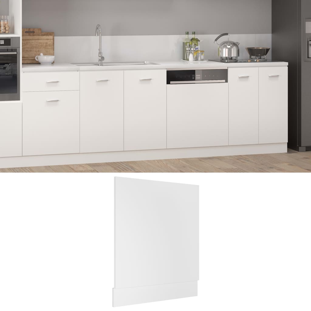 Oppvaskmaskinspanel "Lyon" hvit 59,5x3x67 cm konstruert tre