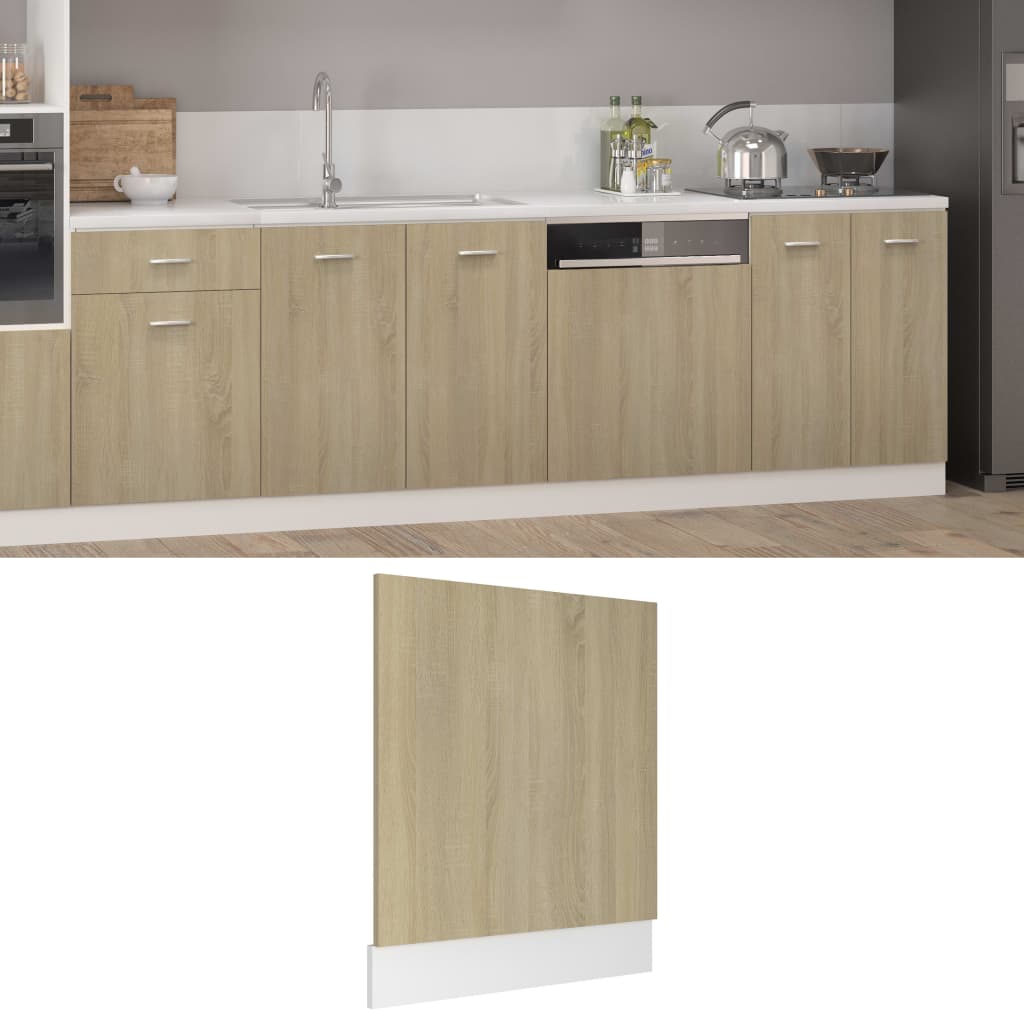 Oppvaskmaskinspanel "Lyon" sonoma eik 59,5x3x67 cm sponplate