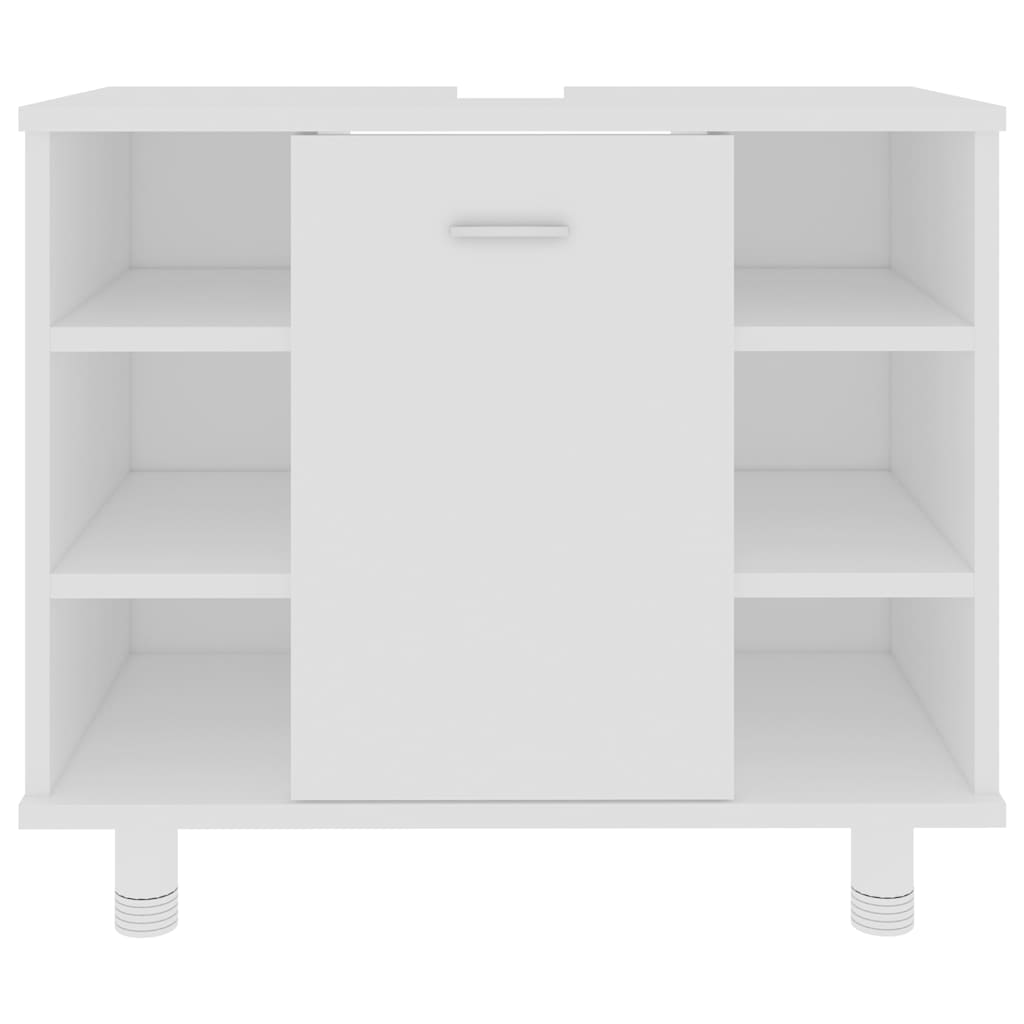 Baderomsskap hvit 60x32x53,5 cm konstruert tre