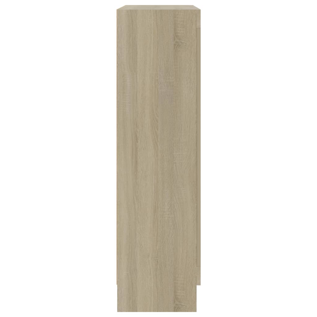 Bokhylle sonoma eik 82,5x30,5x115 cm konstruert tre