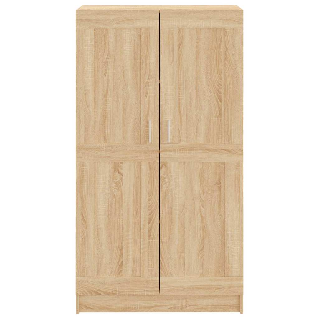 Bokhylle sonoma eik 82,5x30,5x150 cm konstruert tre