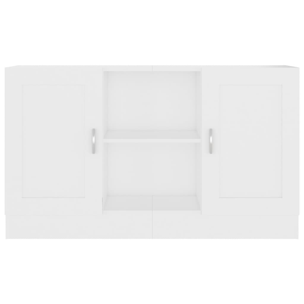 Skjenk hvit 120x30,5x70 cm konstruert tre