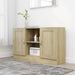 Skjenk sonoma eik 120x30,5x70 cm konstruert tre