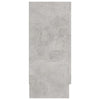 Vitrine betonggrå 120x30,5x70 cm konstruert tre