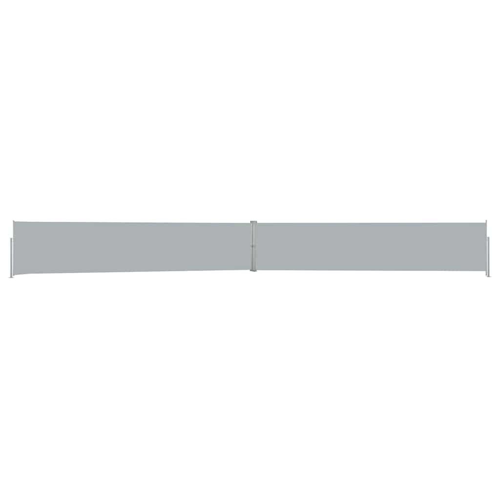 Uttrekkbar sidemarkise 140x1200 cm antrasitt
