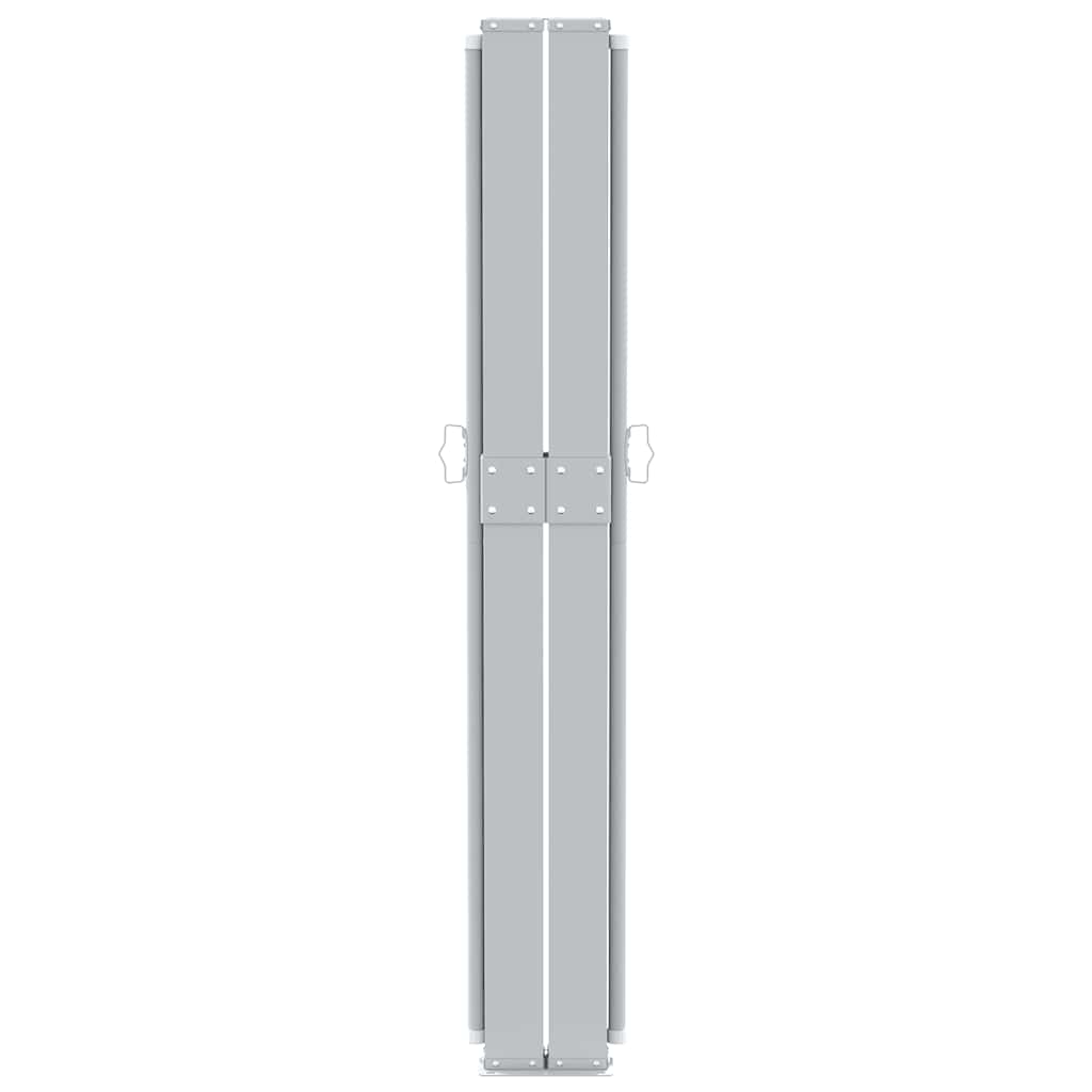 Uttrekkbar sidemarkise 170x1200 cm antrasitt