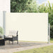 Uttrekkbar sidemarkise 180x300 cm kremhvit vidaXL