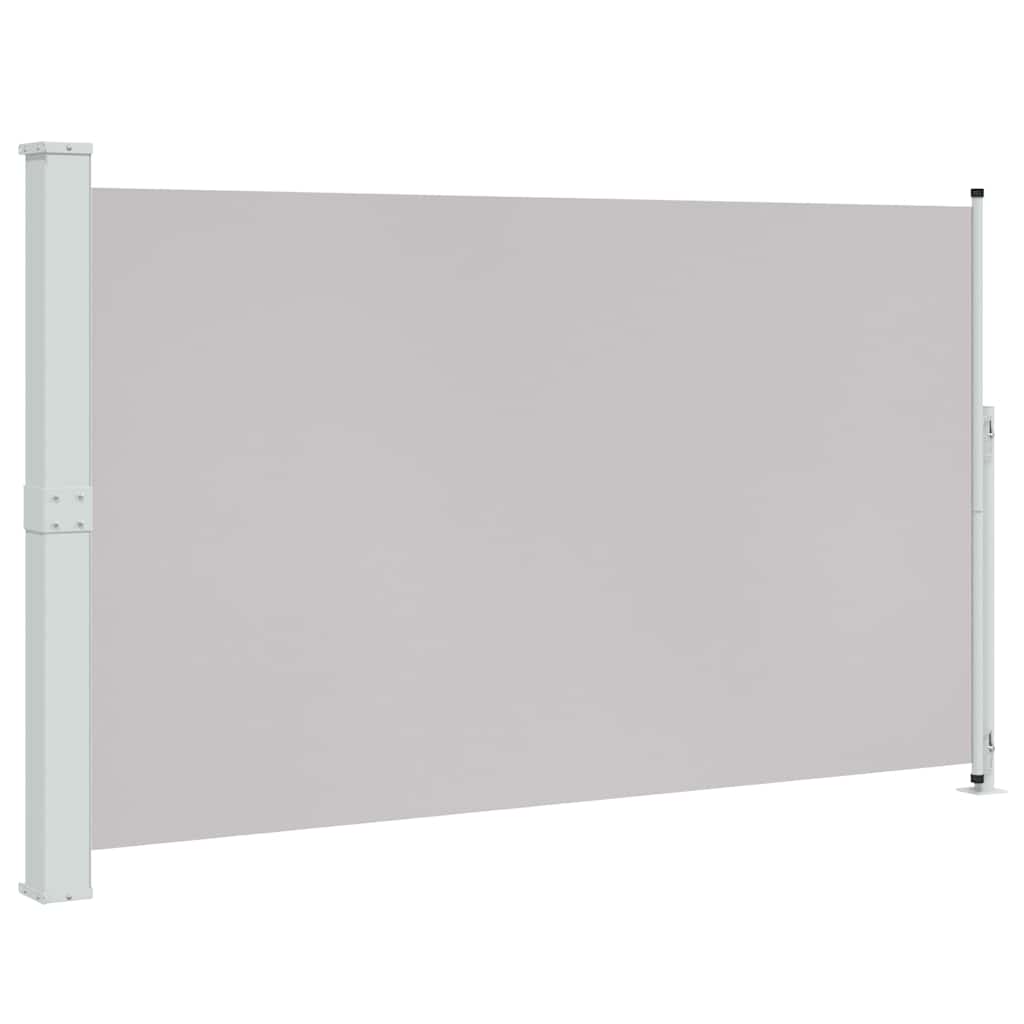 Uttrekkbar sidemarkise 180x300 cm grå vidaXL