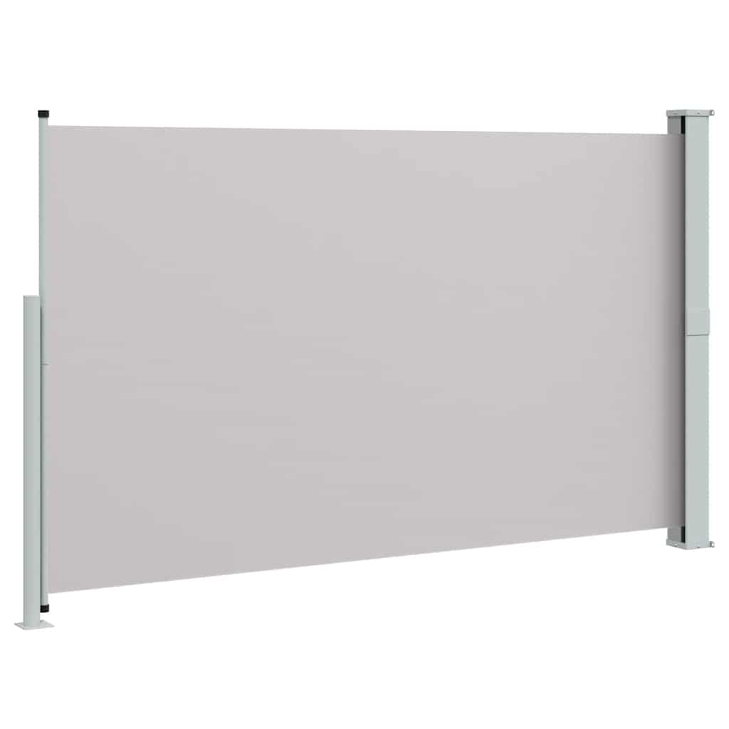 Uttrekkbar sidemarkise 180x300 cm grå vidaXL