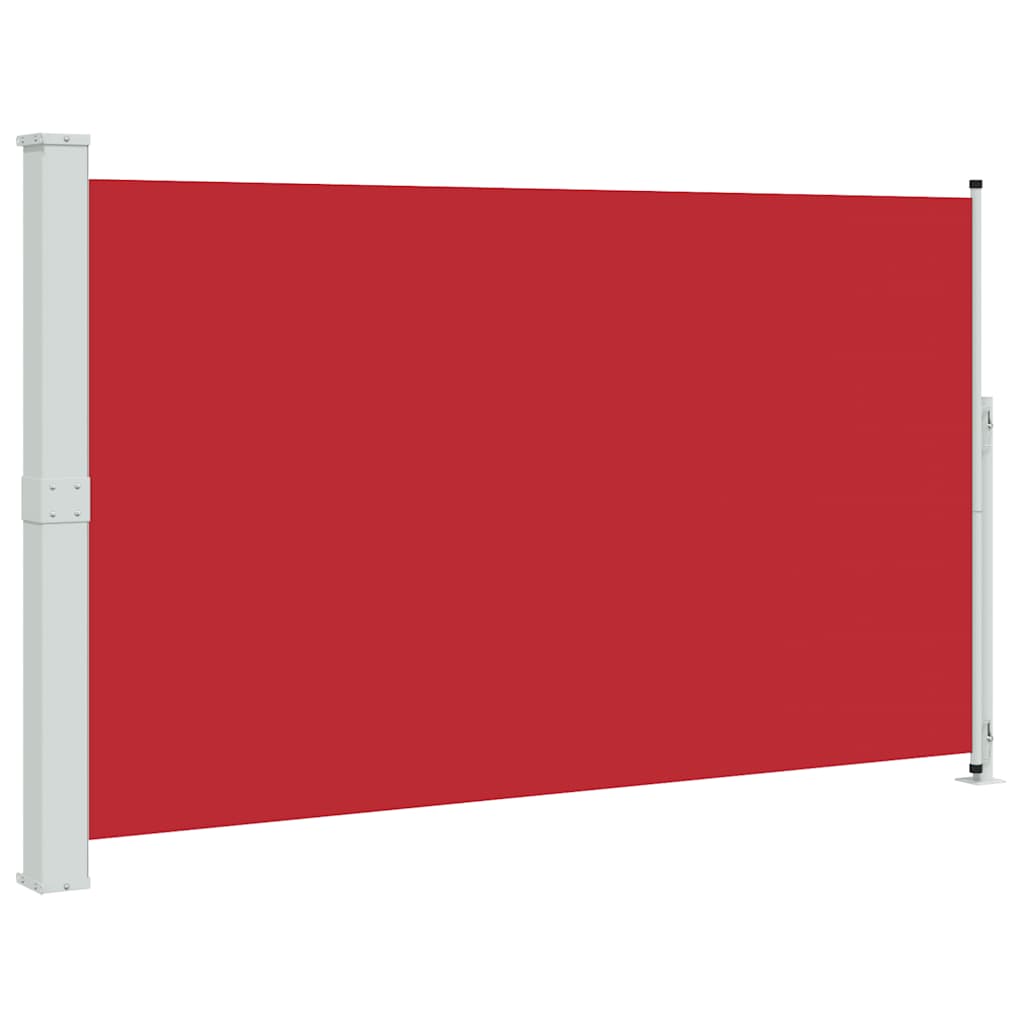 Uttrekkbar sidemarkise 180x300 cm rød