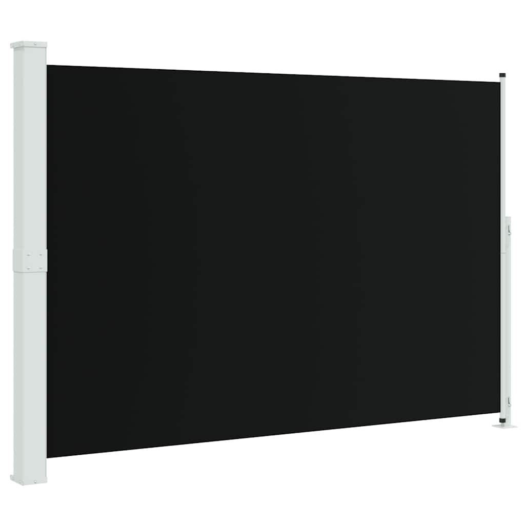 Uttrekkbar sidemarkise 200x300 cm svart vidaXL