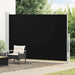 Uttrekkbar sidemarkise 200x300 cm svart vidaXL