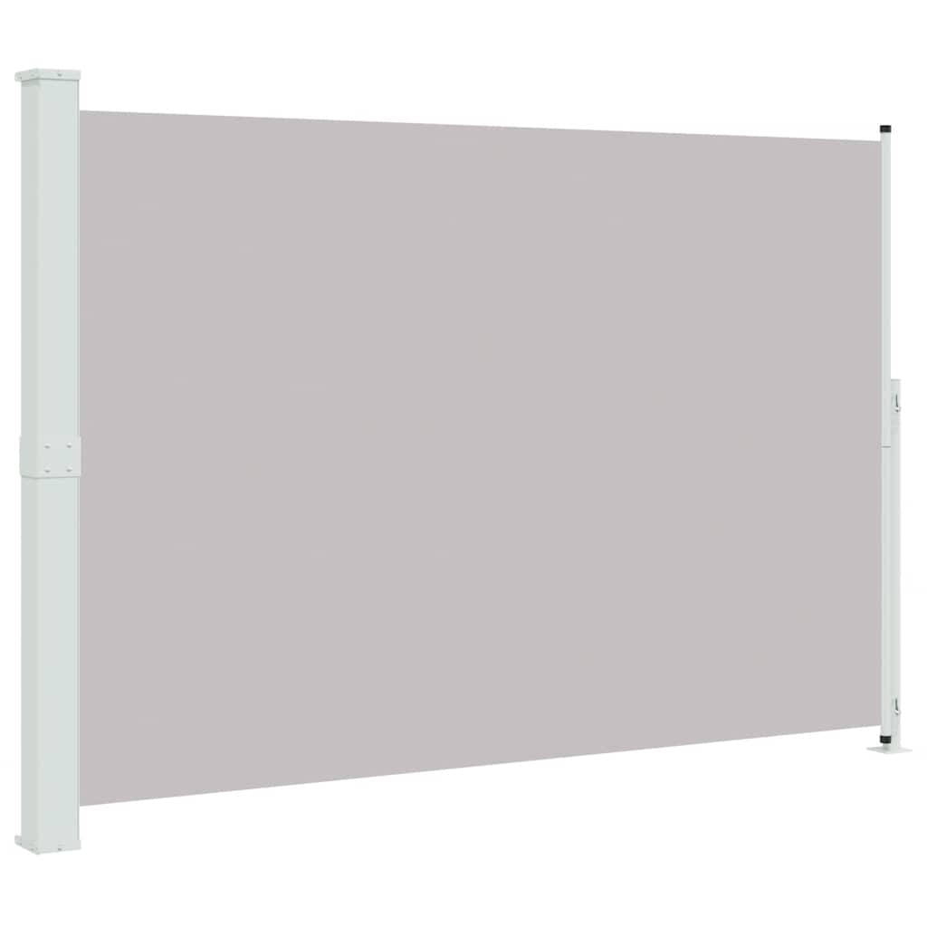 Uttrekkbar sidemarkise 200x300 cm grå vidaXL