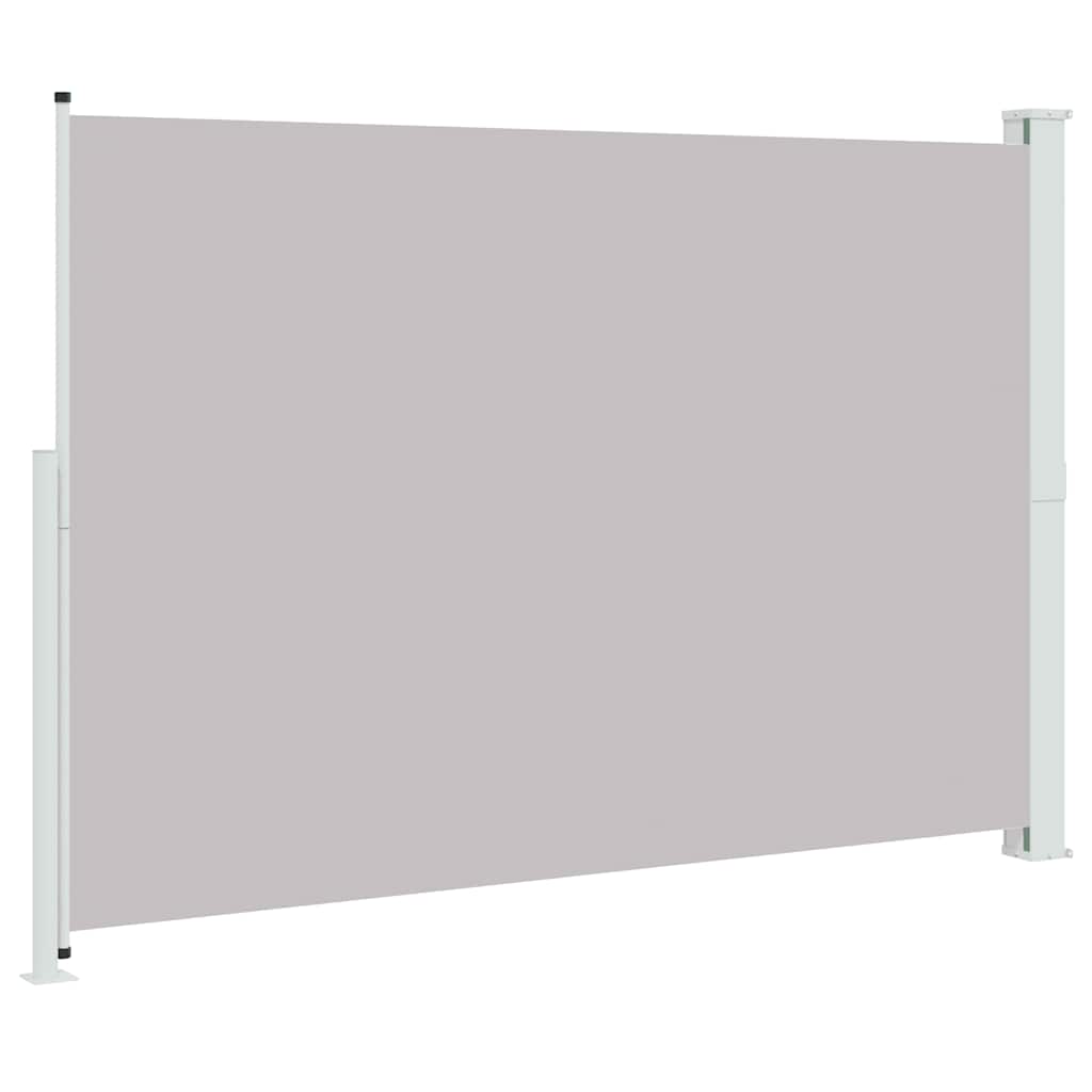 Uttrekkbar sidemarkise 200x300 cm grå vidaXL