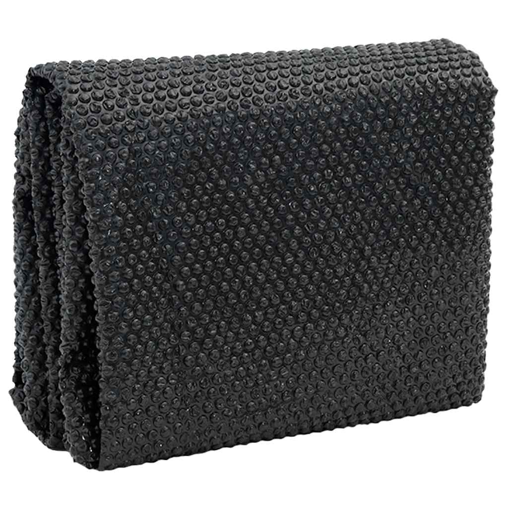 Flytende solarduk til basseng PE 549x274 cm svart og blå vidaXL