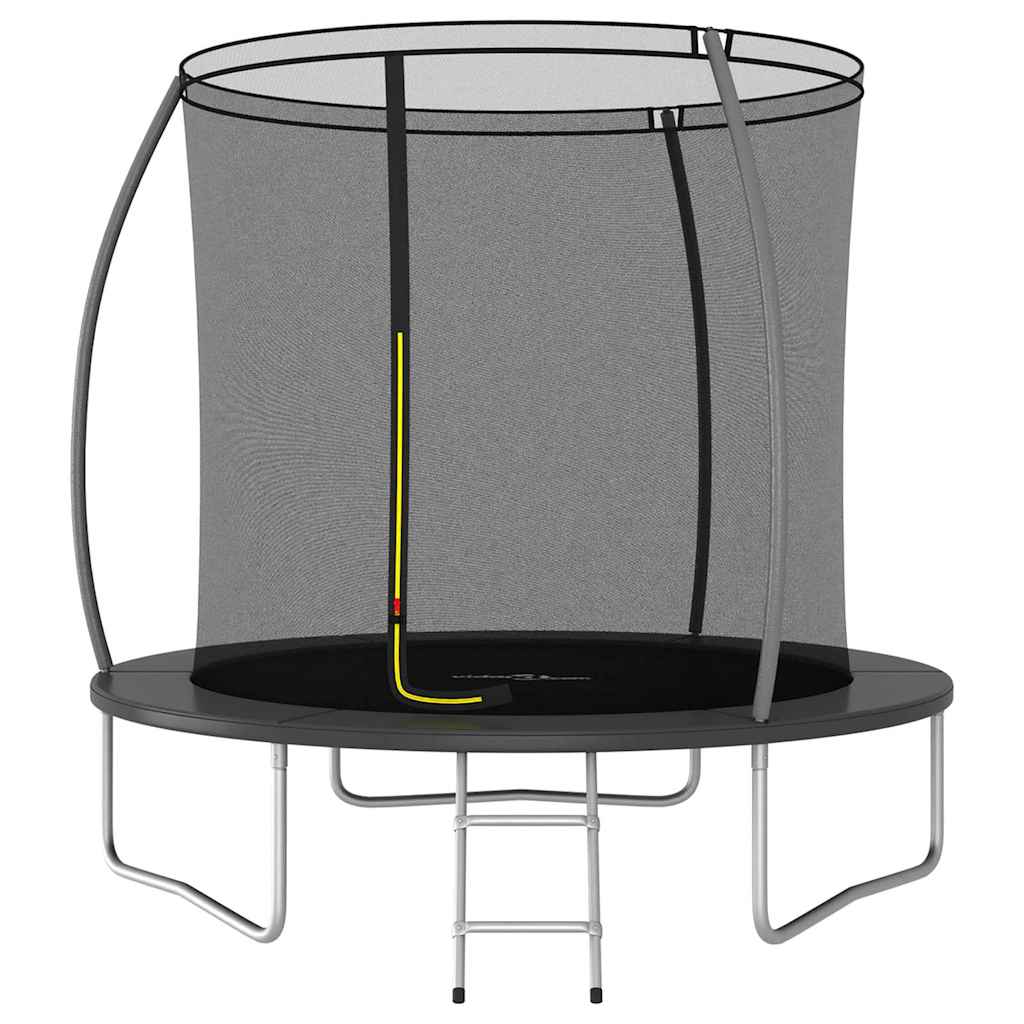 Trampolinesett rund 244x55 cm 100 kg