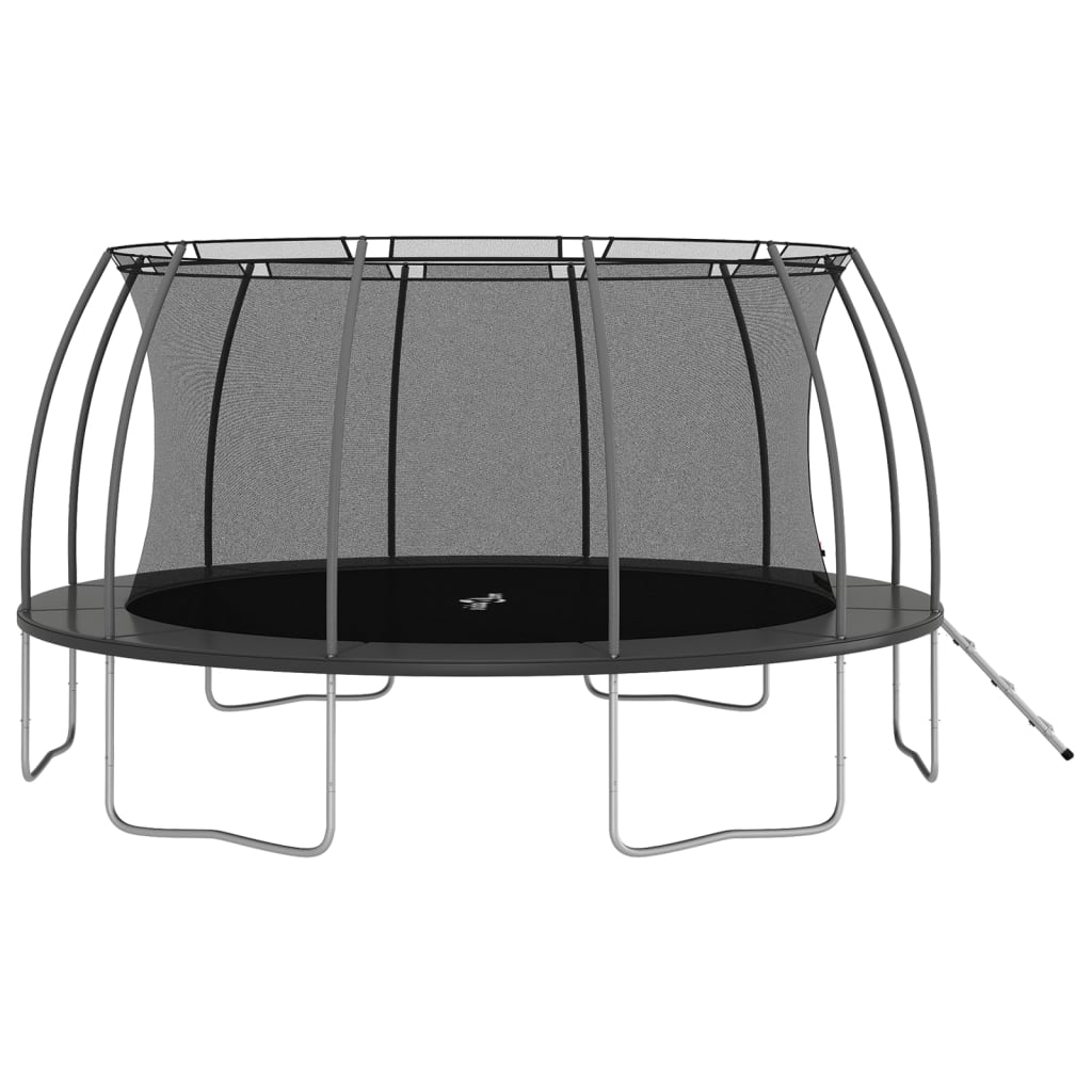 Trampolinesett rund 488x90 cm 150 kg