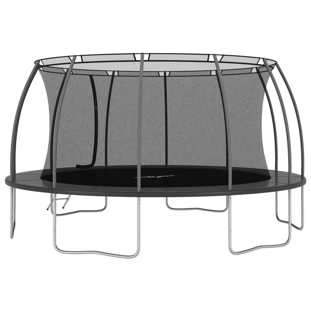 Trampolinesett rund 488x90 cm 150 kg