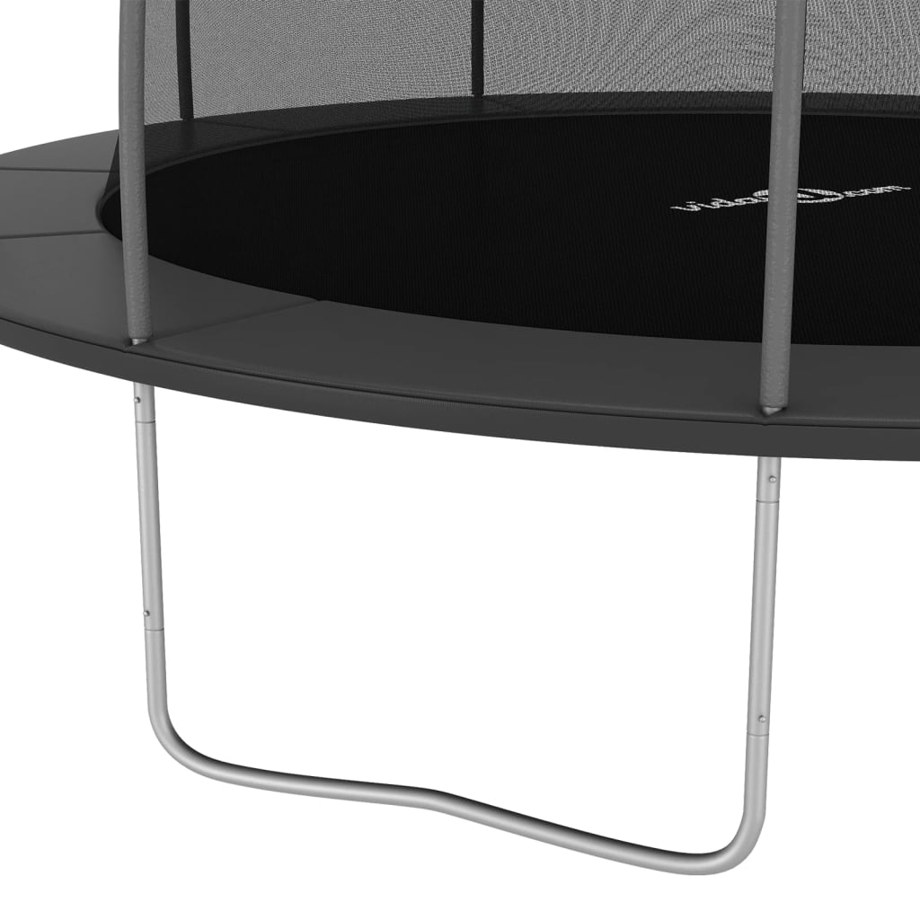 Trampolinesett rund 488x90 cm 150 kg