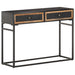 Konsollbord 100x35x75 cm heltre mango