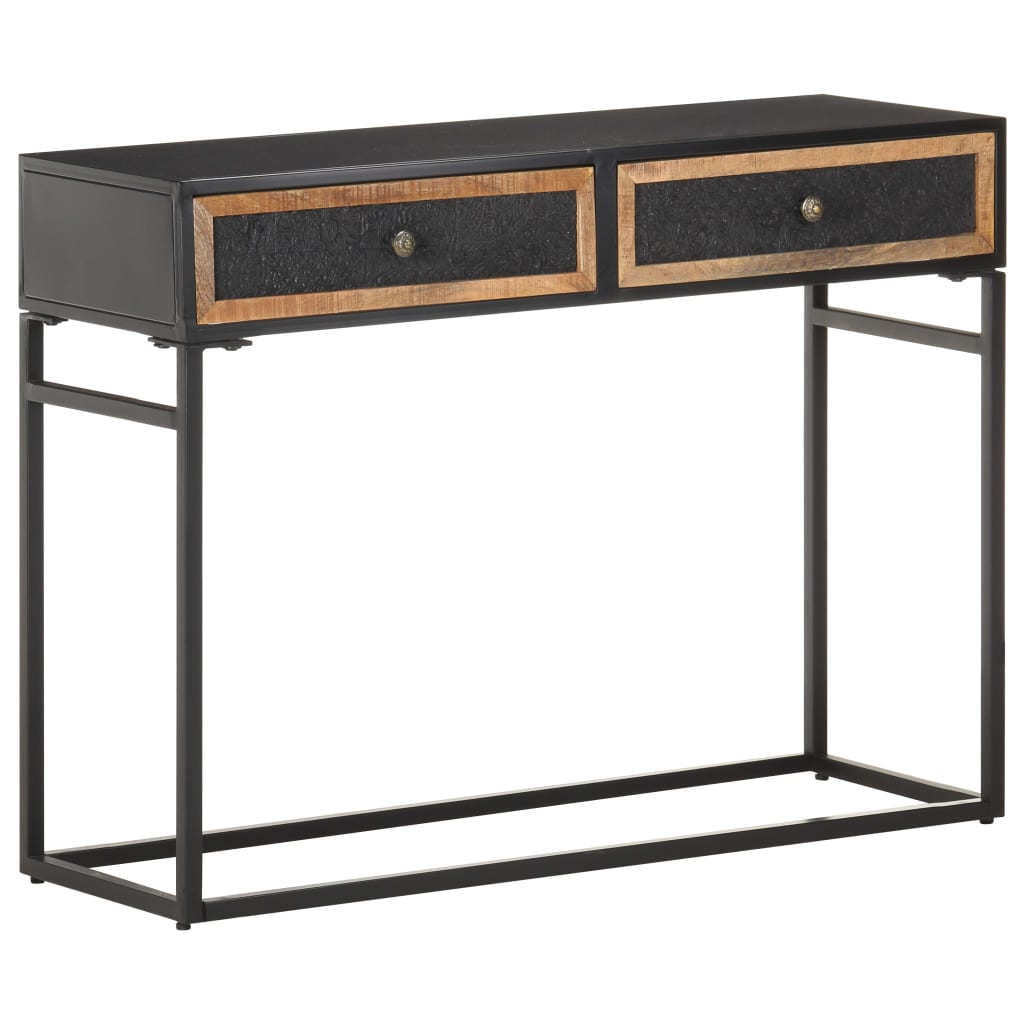 Konsollbord 100x35x75 cm heltre mango