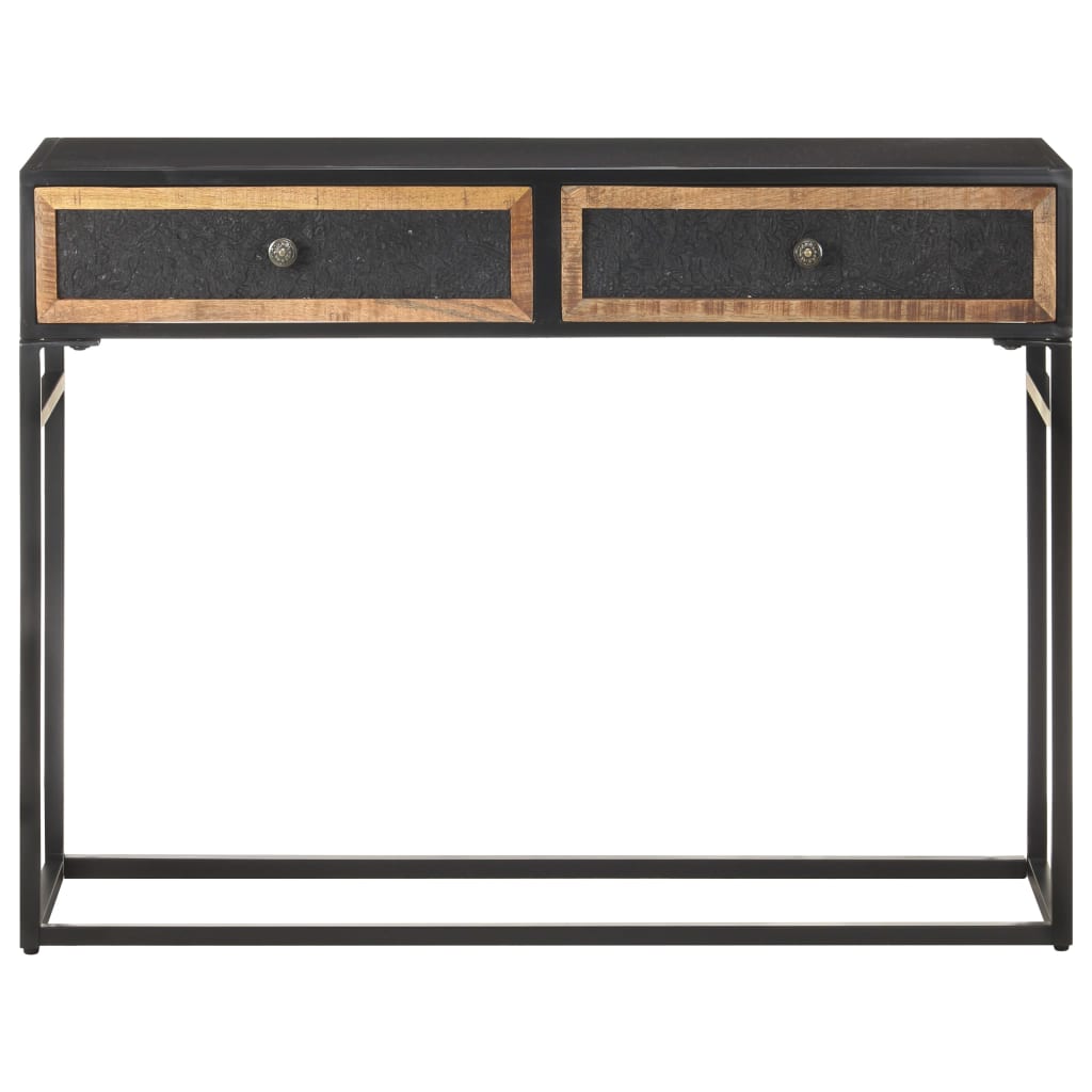 Konsollbord 100x35x75 cm heltre mango