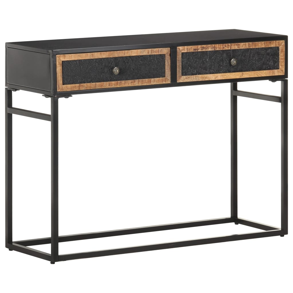 Konsollbord 100x35x75 cm heltre mango