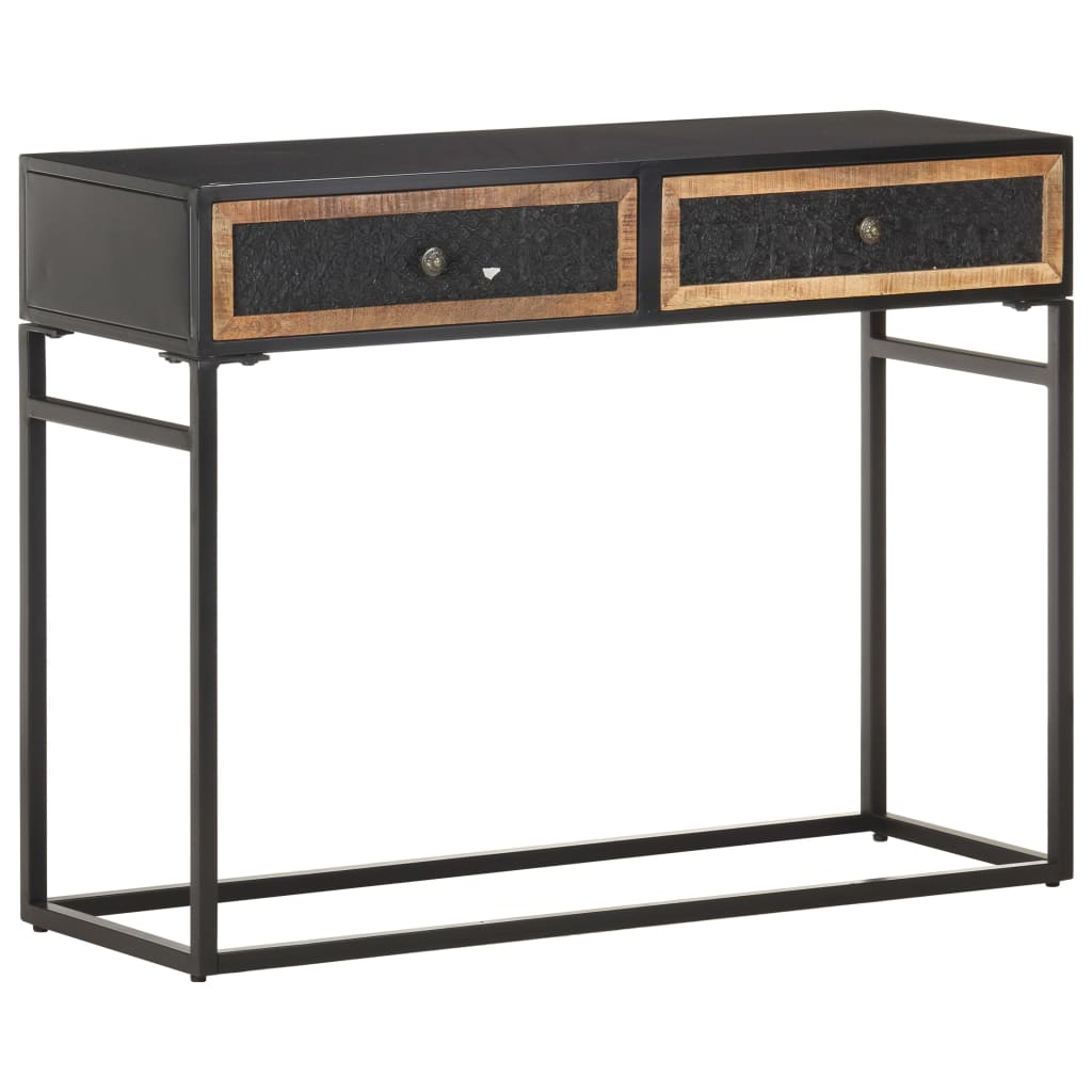 Konsollbord 100x35x75 cm heltre mango