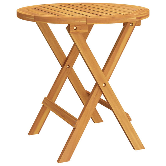 Bistrobord Ø46x47 cm heltre akasie vidaXL